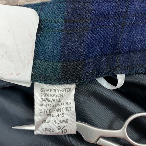 VNTG Varsity Club Plaid cheerleader skirt 9/10 - Picture 5 of 10